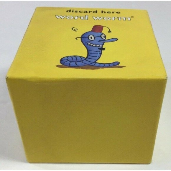 Cranium Board Game Word Worm Yellow Playing Cards Deck Box Replacement Part 2004 - Picture 3 of 5